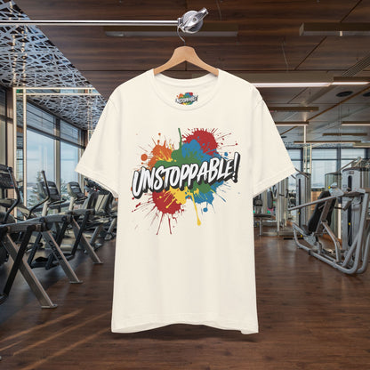 Unstoppable Vintage Retro T-Shirt - Motivational Graphic Tee - Unisex Casual Shirt