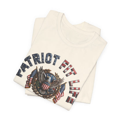Patriot Fit Life Tee - American Eagle Flag Graphic T-Shirt - LIVE FIT
