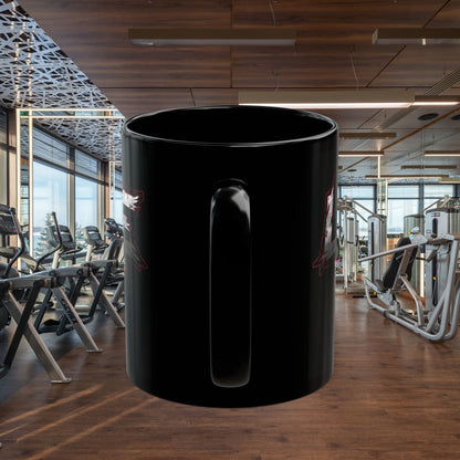 LIVE FIT Black Ceramic Mug (11oz/15oz)
