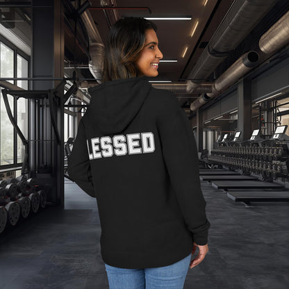 Blessed Hoodie - Cozy French Terry Pullover - Faith Graphic Sweatshirt - Unisex S-5XL