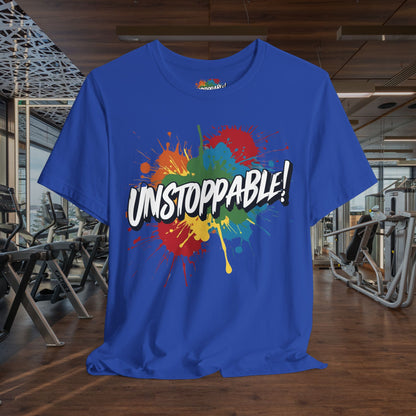 Unstoppable Vintage Retro T-Shirt - Motivational Graphic Tee - Unisex Casual Shirt