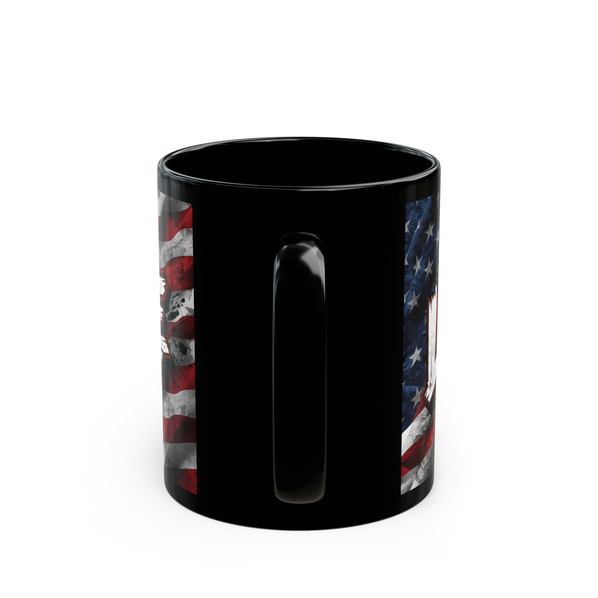 LIVE FIT Patriotic Mug - American Flag Design - 11oz/15oz