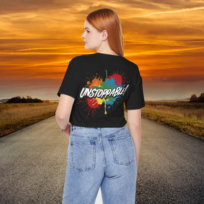 Unstoppable Vintage Retro T-Shirt - Motivational Graphic Tee - Unisex Casual Shirt