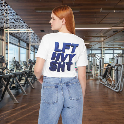 Lift Heavy Shit Gym T-Shirt - Bold 3D Weightlifting Tee - Unisex Fitness Apparel
