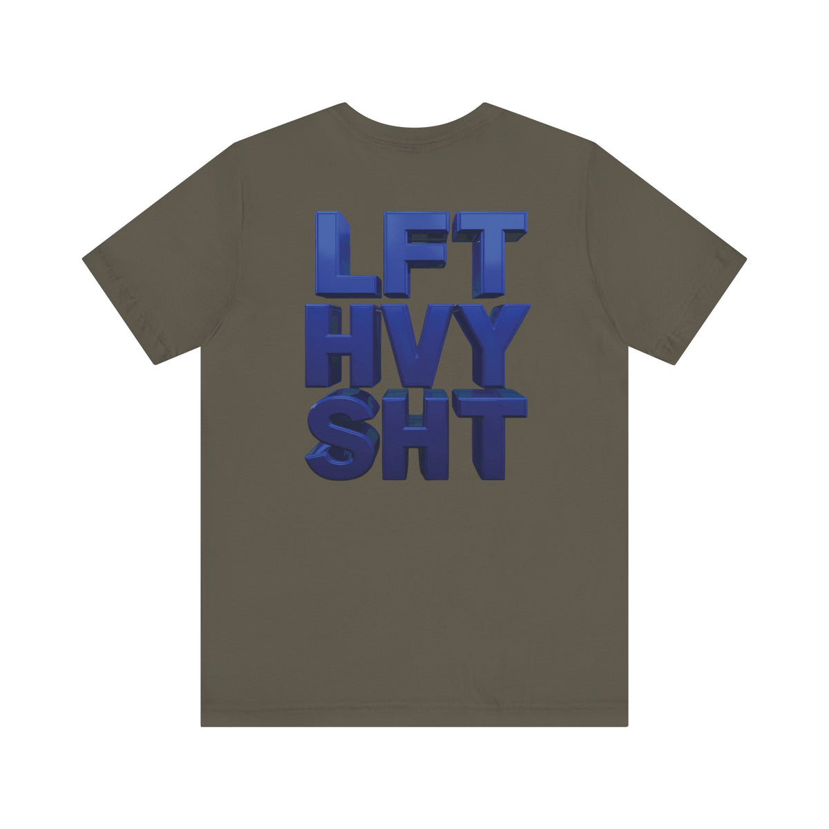 Lift Heavy Shit Gym T-Shirt - Bold 3D Weightlifting Tee - Unisex Fitness Apparel