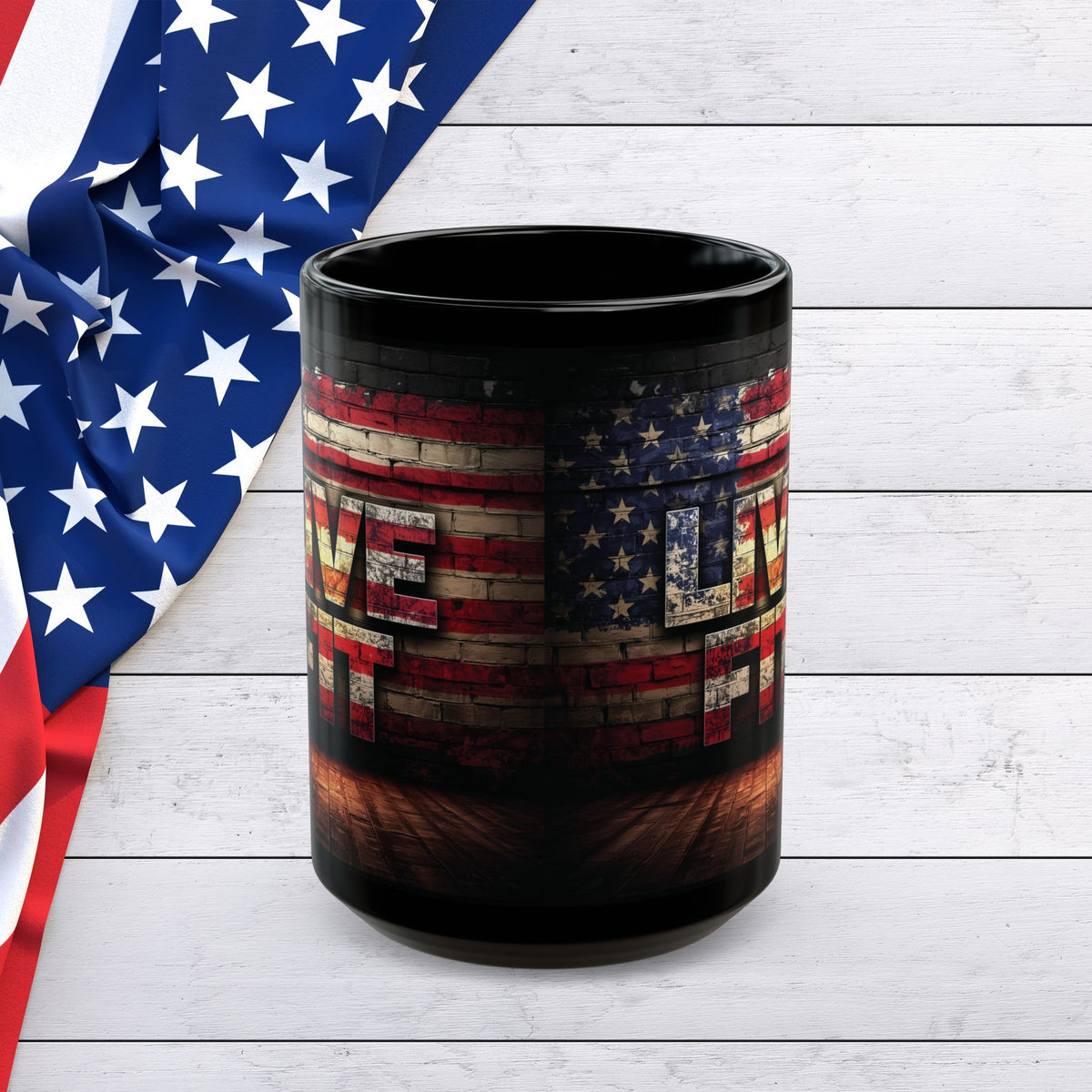 LIVE FIT Patriotic Mug (11oz/15oz)