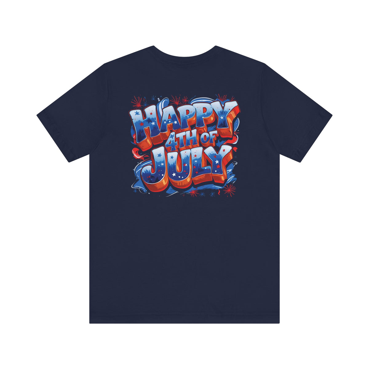 Happy 4th of July T-Shirt - Independence Day Bald Eagle - American Flag Graphic Tee