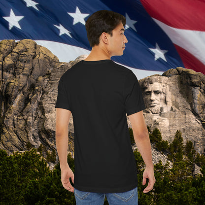USA Red White Blue - American Flag T-Shirt - Patriotic Unisex Tee - S-3XL