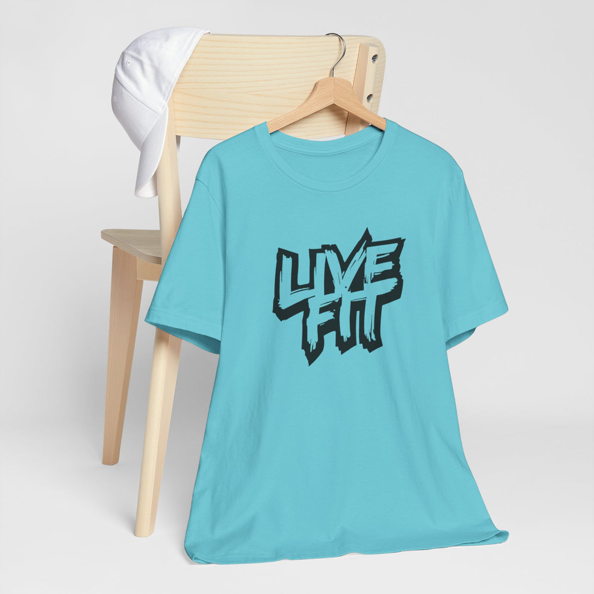 LIVE FIT Unisex Jersey Tee - Premium Fitness Shirt