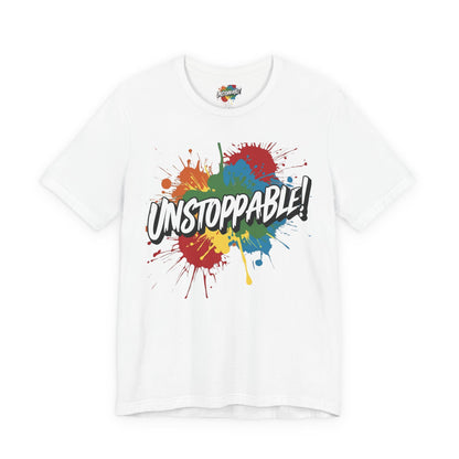 Unstoppable Vintage Retro T-Shirt - Motivational Graphic Tee - Unisex Casual Shirt