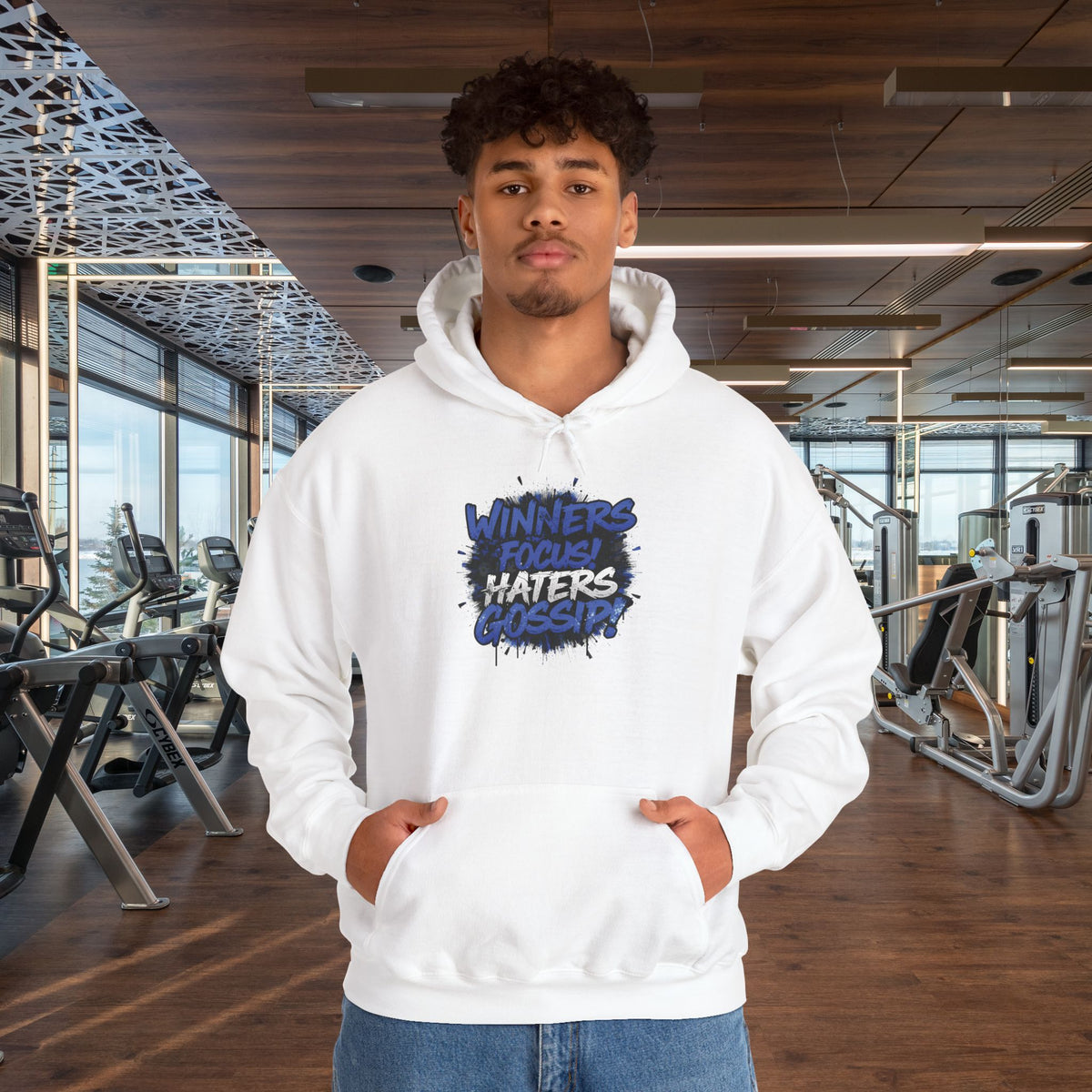 Winners Focus Haters Gossip  - Hooded Sweatshirt - S - 5XL - Multiple Colors - Fitness