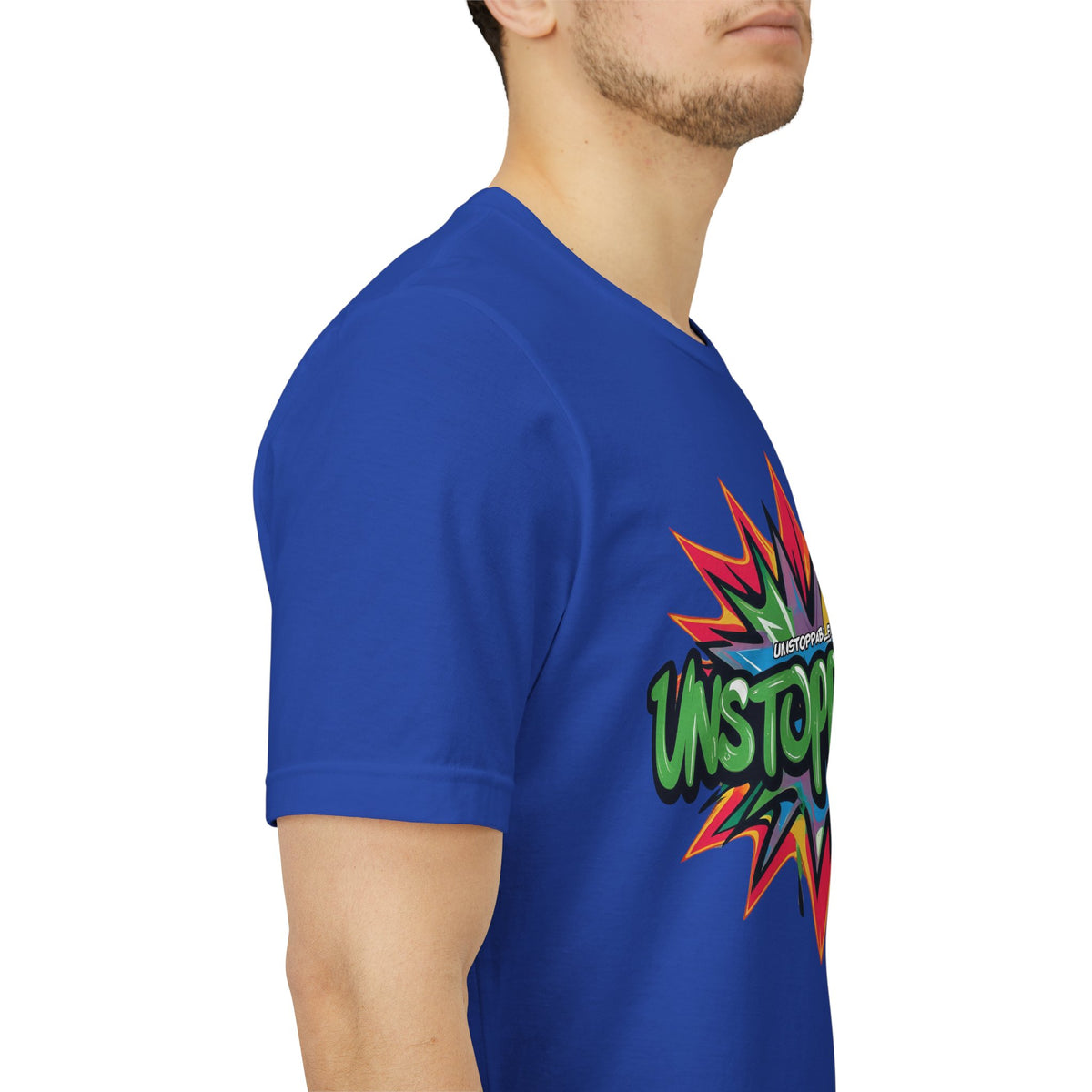 Unisex Jersey Tee - Unstoppable Graphic Design Shirt - Motivation and Fitness