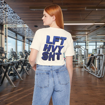 Lift Heavy Shit Gym T-Shirt - Bold 3D Weightlifting Tee - Unisex Fitness Apparel