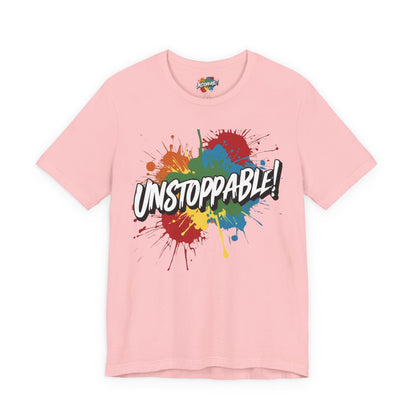 Unstoppable Vintage Retro T-Shirt - Motivational Graphic Tee - Unisex Casual Shirt