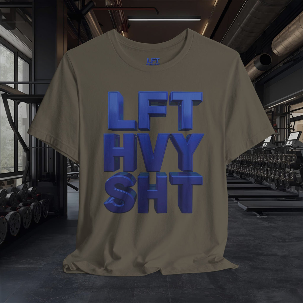 Lift Heavy Shit Gym T-Shirt - Bold 3D Weightlifting Tee - Unisex Fitness Apparel