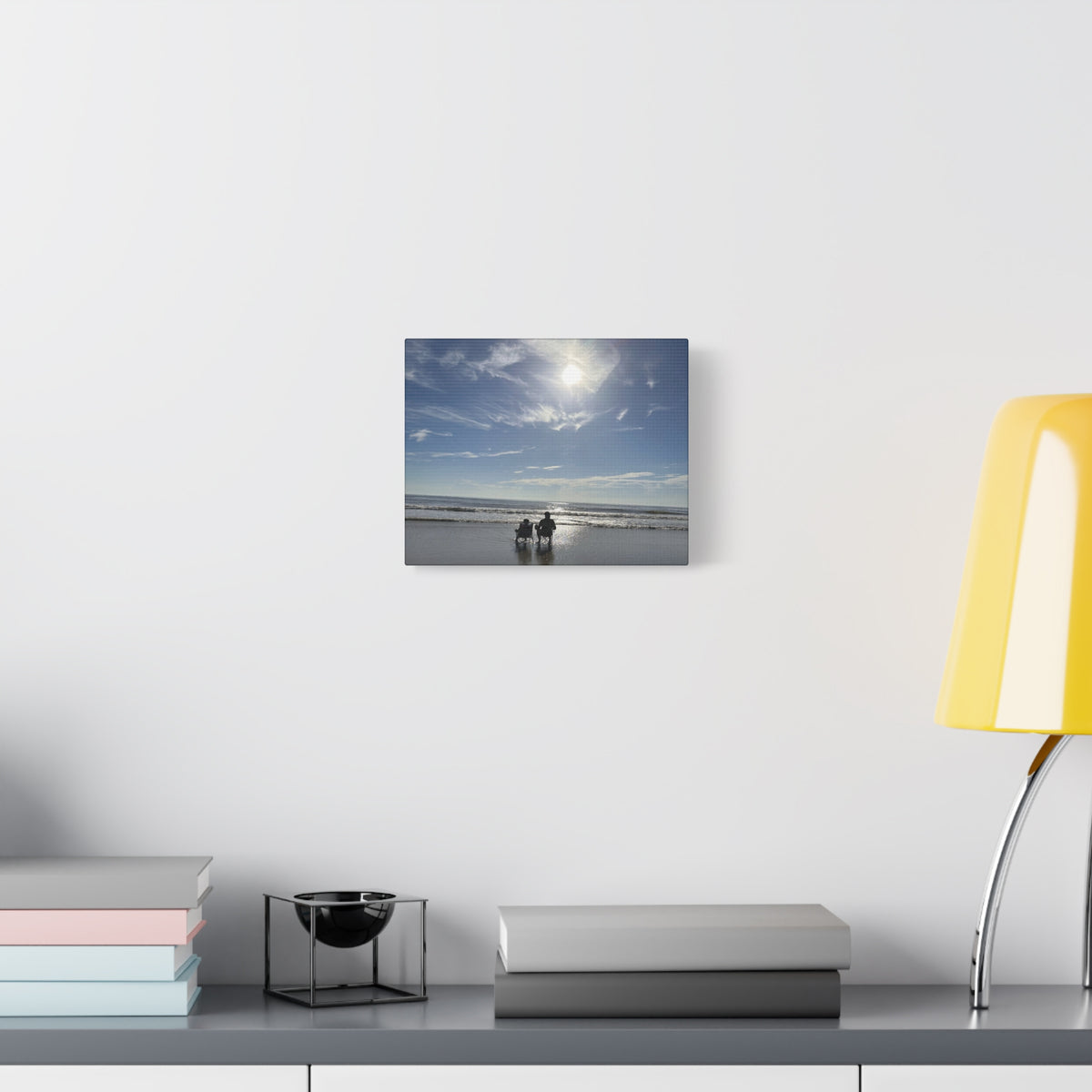 Beach Day Canvas Wall Art - Coastal Home Decor - Ocean Landscape - Serene Beach Print - 16 Sizes Available