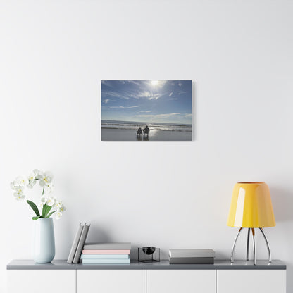 Beach Day Canvas Wall Art - Coastal Home Decor - Ocean Landscape - Serene Beach Print - 16 Sizes Available
