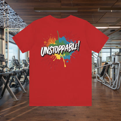Unstoppable Vintage Retro T-Shirt - Motivational Graphic Tee - Unisex Casual Shirt