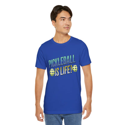 Pickleball Is Life T-Shirt - Funny Pickleball Tee - Unisex Court Sports Shirt