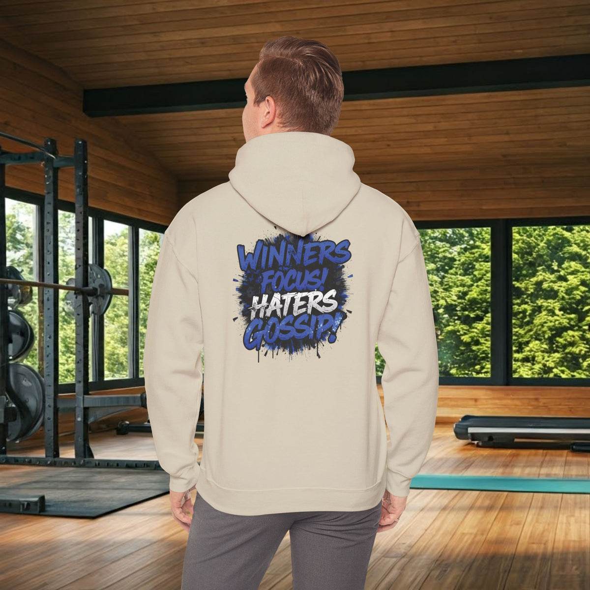 Winners Focus Haters Gossip  - Hooded Sweatshirt - S - 5XL - Multiple Colors - Fitness