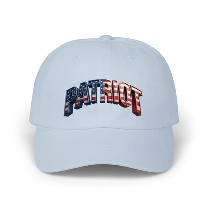 Patriot Fit Life Dad Cap - 3D Arched American Flag 'PATRIOT' Graphic | Adjustable One Size
