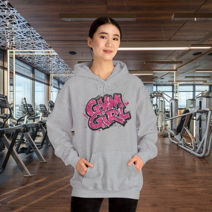 Stylish Gym Girl Print Hoodie - Women's Fitness Sweatshirt - Athletic Pullover - S-5XL