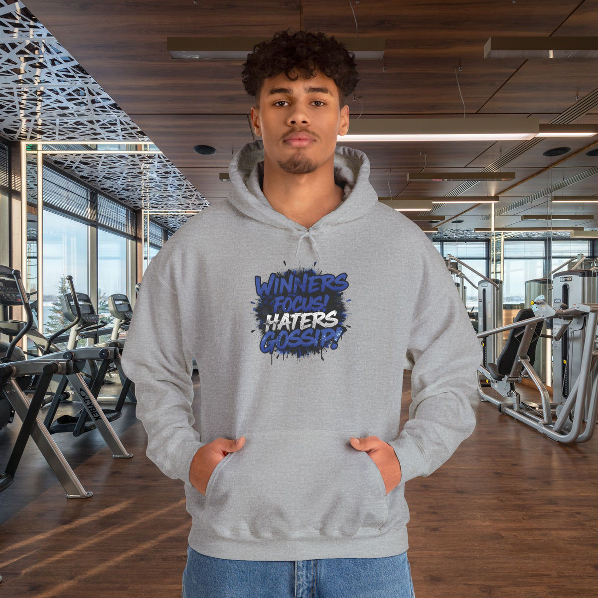 Winners Focus Haters Gossip  - Hooded Sweatshirt - S - 5XL - Multiple Colors - Fitness