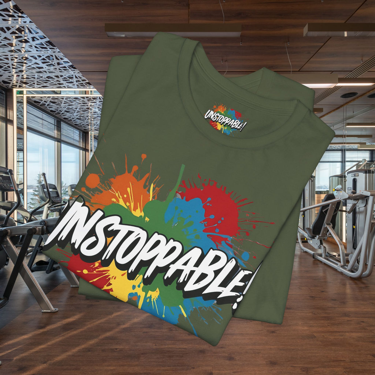 Unstoppable Vintage Retro T-Shirt - Motivational Graphic Tee - Unisex Casual Shirt