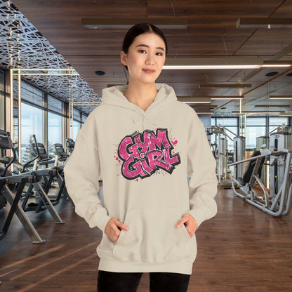 Stylish Gym Girl Print Hoodie - Women's Fitness Sweatshirt - Athletic Pullover - S-5XL