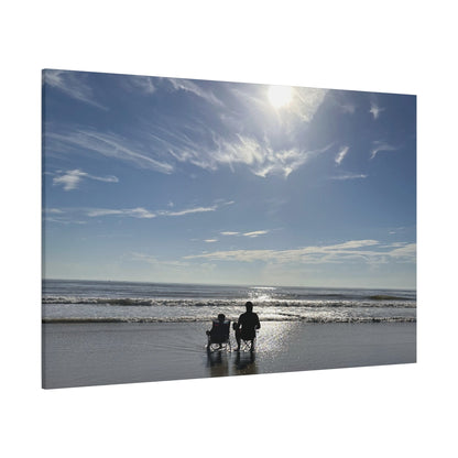 Beach Day Canvas Wall Art - Coastal Home Decor - Ocean Landscape - Serene Beach Print - 16 Sizes Available