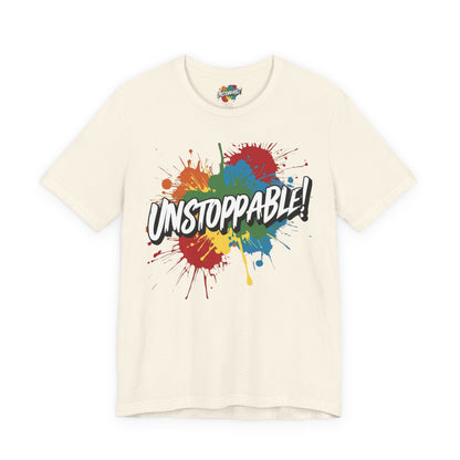 Unstoppable Vintage Retro T-Shirt - Motivational Graphic Tee - Unisex Casual Shirt
