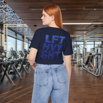 Lift Heavy Shit Gym T-Shirt - Bold 3D Weightlifting Tee - Unisex Fitness Apparel