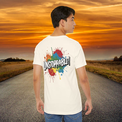 Unstoppable Vintage Retro T-Shirt - Motivational Graphic Tee - Unisex Casual Shirt