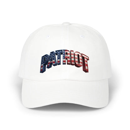 Patriot Fit Life Dad Cap - 3D Arched American Flag 'PATRIOT' Graphic | Adjustable One Size
