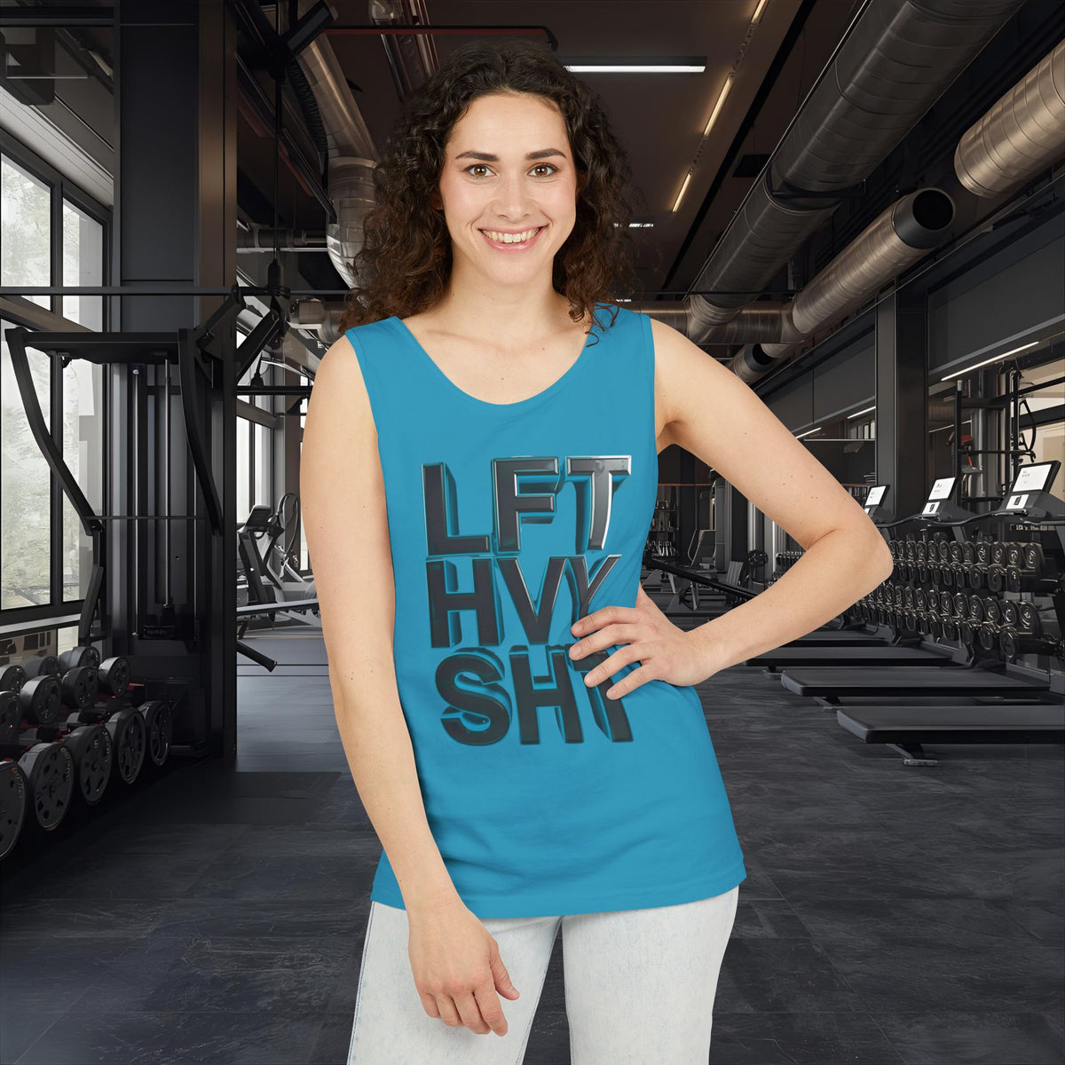 Lift Heavy Shit - LFT HVY SHT - Tank Top - Gym Workout Fitness Tank - Unisex XS-2XL