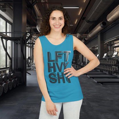 Lift Heavy Shit - LFT HVY SHT - Tank Top - Gym Workout Fitness Tank - Unisex XS-2XL