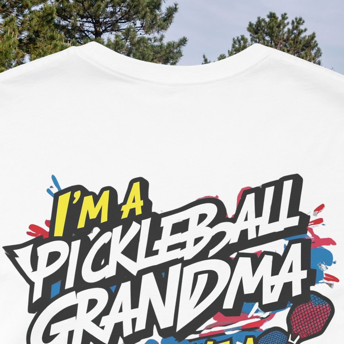 Pickleball Grandma T-Shirt - Way Cooler Than Normal - Funny Unisex Jersey Tee - XS-4XL