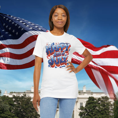 Happy 4th of July T-Shirt - Independence Day Bald Eagle - American Flag Graphic Tee