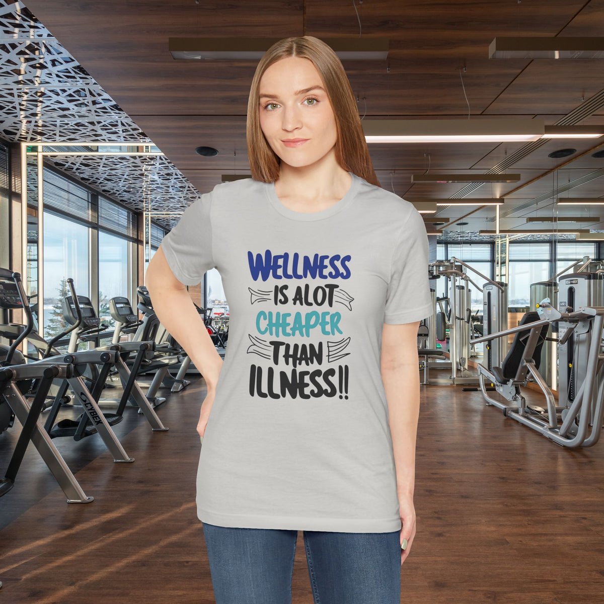 Wellness Is A Lot Cheaper Than Illness - Wellness Awareness T-Shirt - Unisex S-3XL