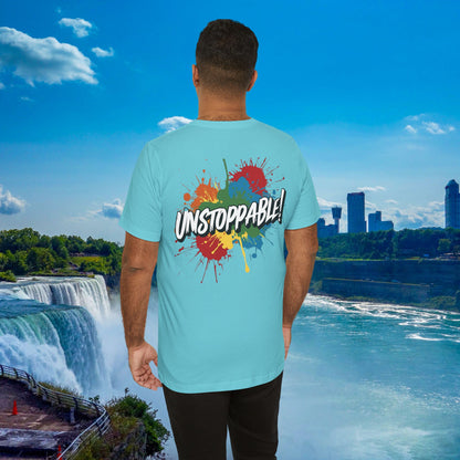 Unstoppable Vintage Retro T-Shirt - Motivational Graphic Tee - Unisex Casual Shirt