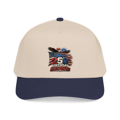 Happy 250th Birthday America Cap | 1776–2026 Patriotic Eagle Flag Baseball Hat