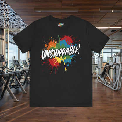 Unstoppable Vintage Retro T-Shirt - Motivational Graphic Tee - Unisex Casual Shirt