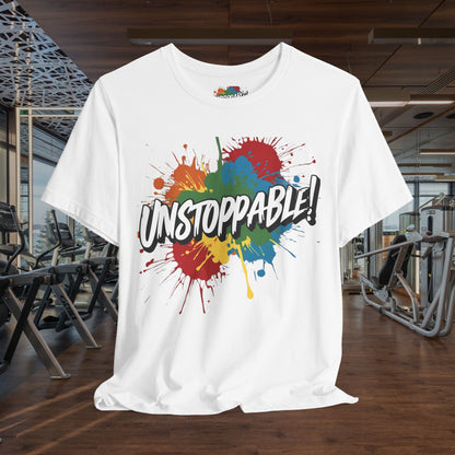 Unstoppable Vintage Retro T-Shirt - Motivational Graphic Tee - Unisex Casual Shirt