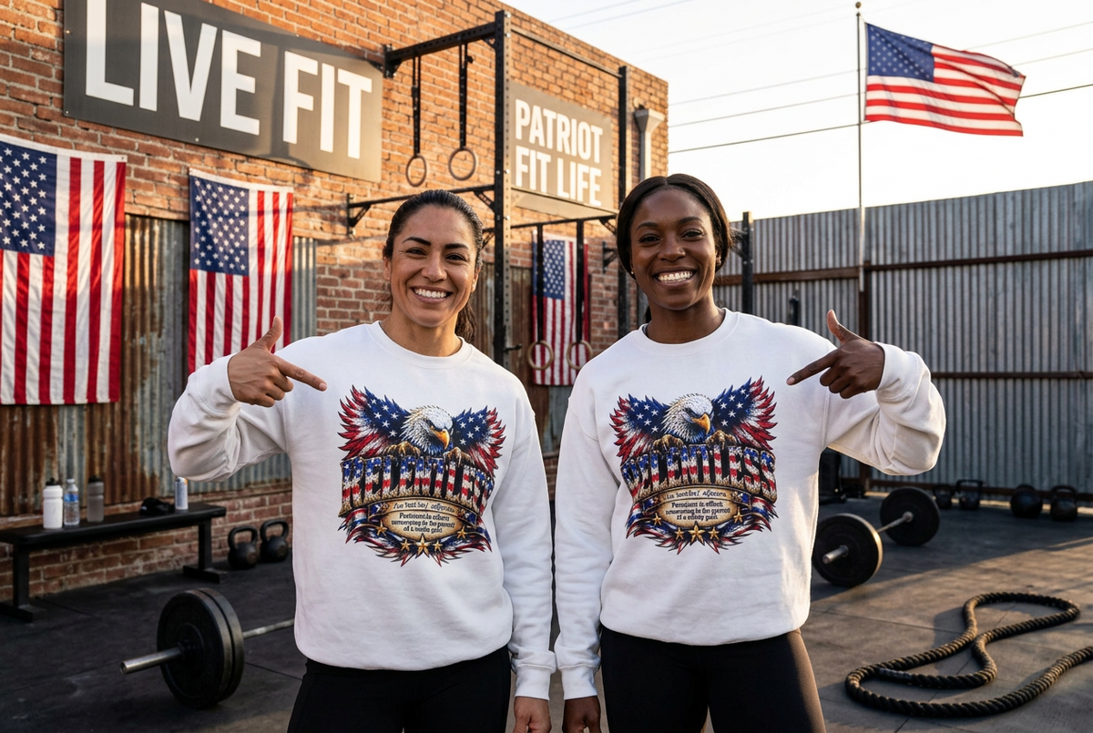 Relentless Eagle Definition Crewneck Sweatshirt - Patriot Fit Life