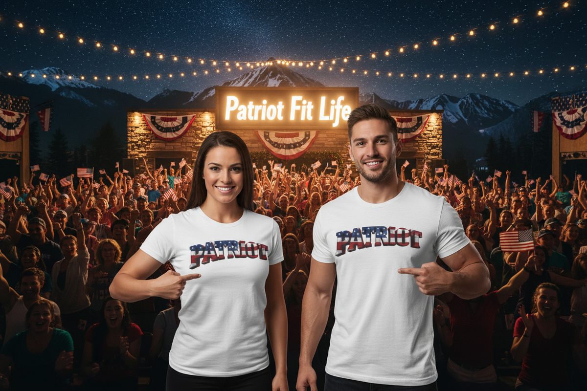 PATRIOT T-Shirt | American Flag 3D Stars & Stripes Graphic Tee