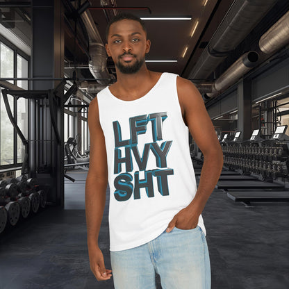Lift Heavy Shit - LFT HVY SHT - Tank Top - Gym Workout Fitness Tank - Unisex XS-2XL