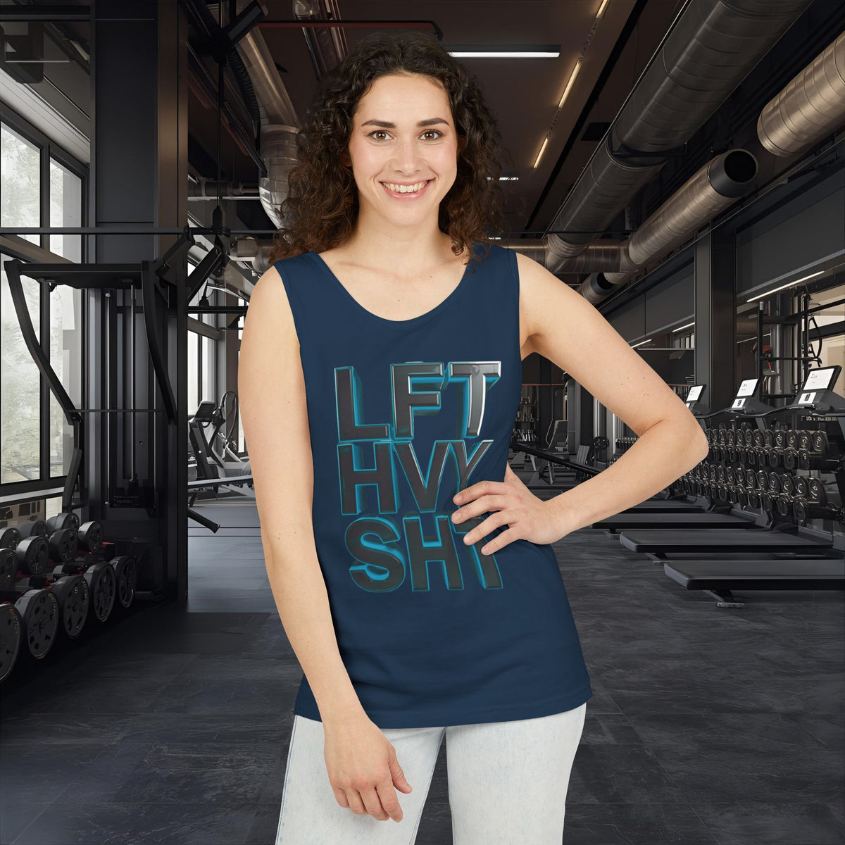 Lift Heavy Shit - LFT HVY SHT - Tank Top - Gym Workout Fitness Tank - Unisex XS-2XL