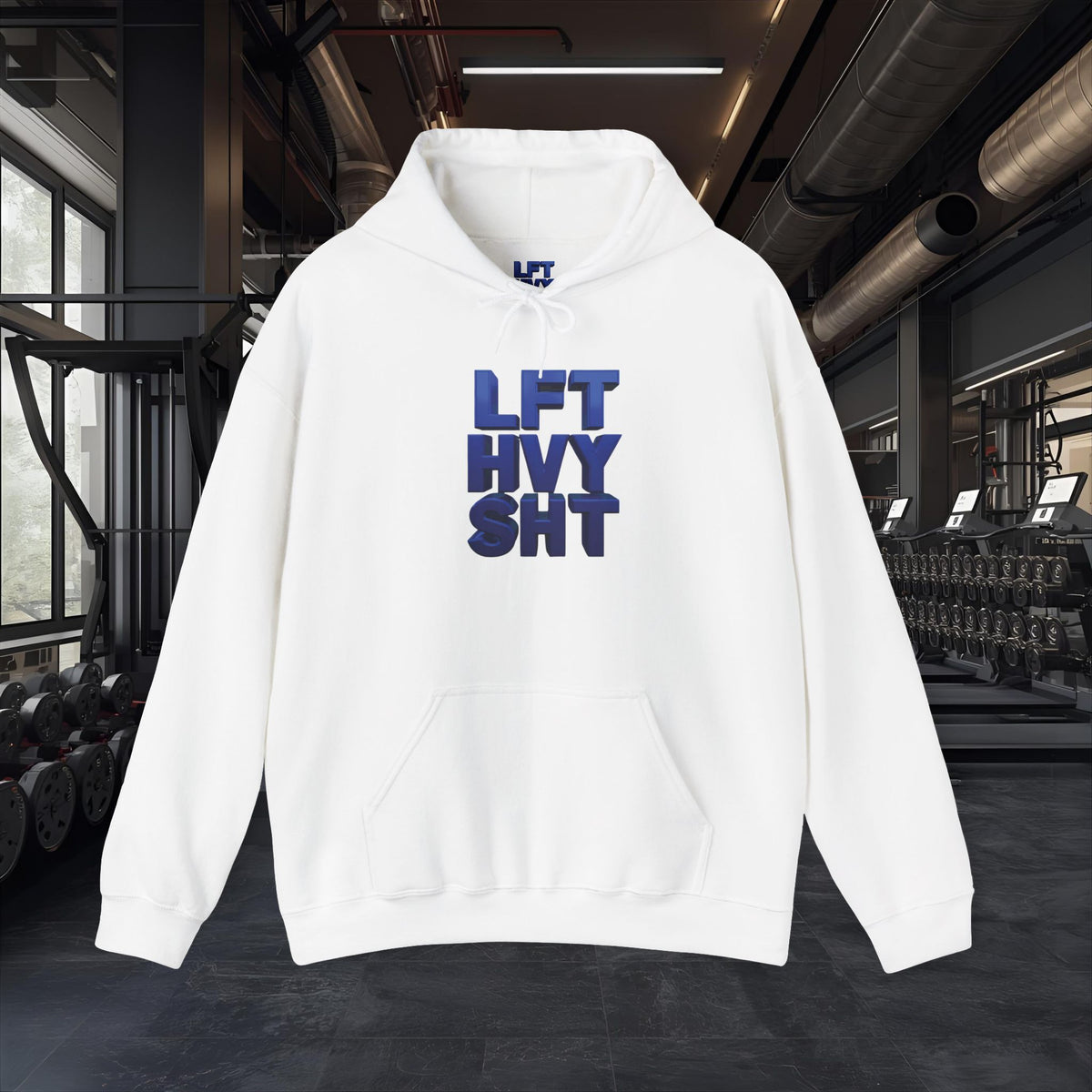 Lift Heavy Shit - LFT HVY SHT - Gym Hoodie - Bold Fitness Pullover - Unisex S-5XL