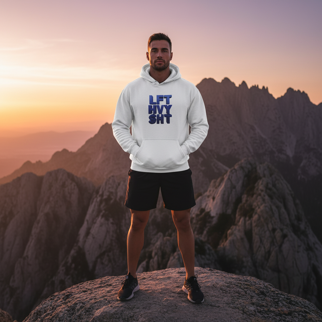 Lift Heavy Shit - LFT HVY SHT - Gym Hoodie - Bold Fitness Pullover - Unisex S-5XL