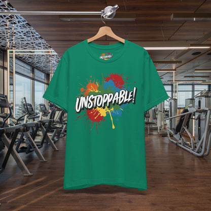 Unstoppable Vintage Retro T-Shirt - Motivational Graphic Tee - Unisex Casual Shirt
